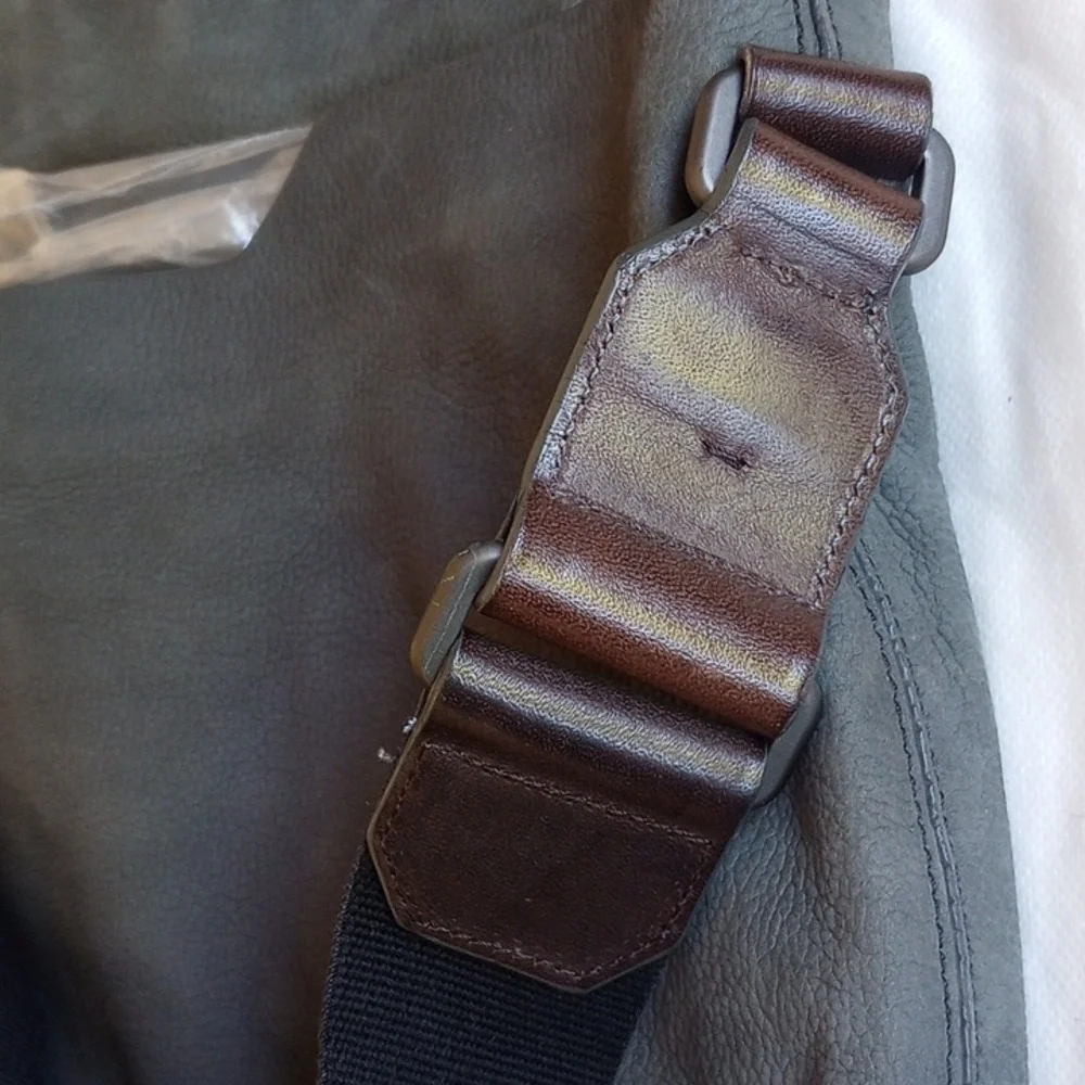 Lanvin Messenger Bag Gray Suede Leather Satchel Flap Sartorial Envelope